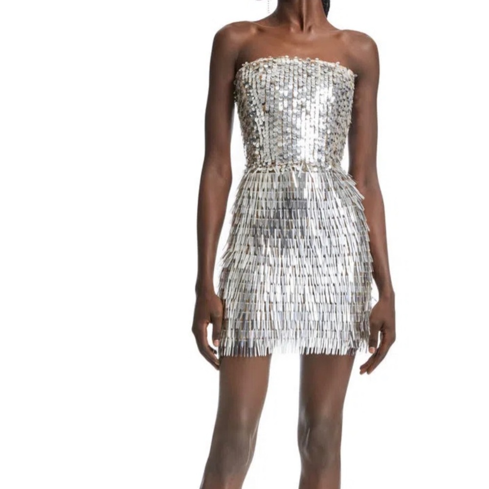 CHOSEN by KYHA YOUNG HEARTS SEQUIN MINI DRESS